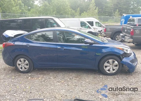 2016 Hyundai Elantra Se из США, поврежденный, VIN 5NPDH4AE7GH664692